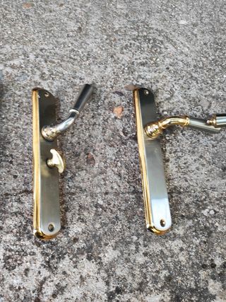 Picaportes Dorados y Plateados