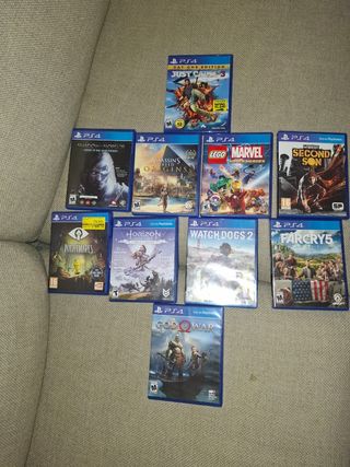 PS4 Juegos: God of War, Far Cry 5, Watch Dogs 2