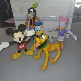 Figuras Disney Mickey, Donald, Goofy, Pluto, Daisy