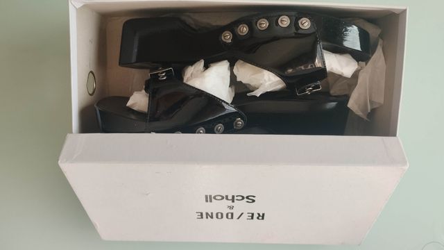 Sandalias RE DONE x Scholl Pescura Negro