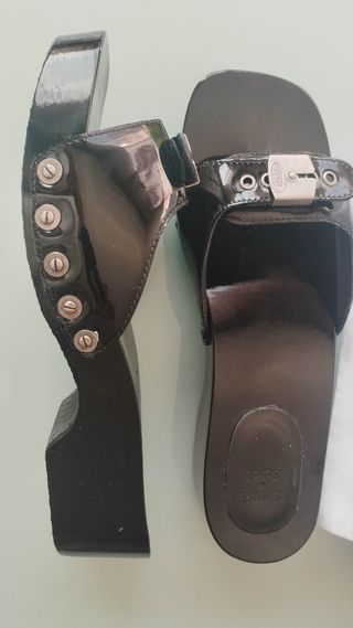 Sandalias RE DONE x Scholl Pescura Negro