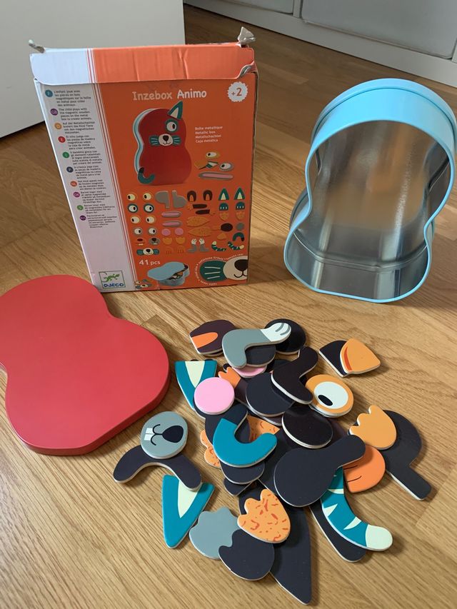 Puzzle Magnético Djeco InzeBox Animo