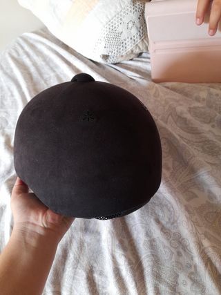 Casco de equitación infantil negro