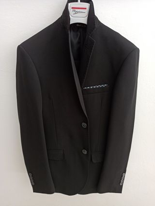 Completo uomo giacca e pantalone nero taglia 46