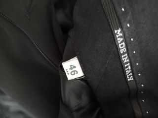 Completo uomo giacca e pantalone nero taglia 46