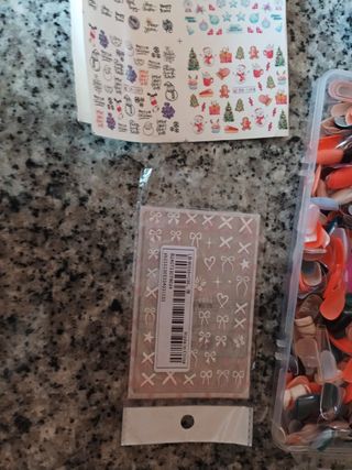 Set Unghie Finte Mani e Piedi Multicolor