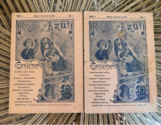 Rosa y Azul – Revista infantil N. 8 
1904. 