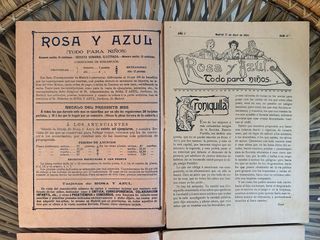 Rosa y Azul – Revista infantil N. 8 
1904. 