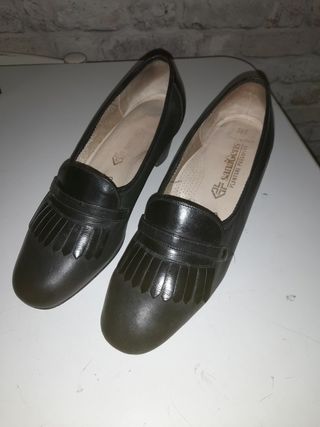 Mocassini neri donna 2 paia