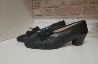 Mocassini neri donna 2 paia