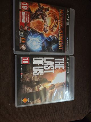 Juegos PS3 Mortal Kombat y The Last of Us