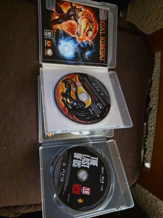 Juegos PS3 Mortal Kombat y The Last of Us