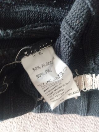 Jersey WEST chico cuello alto cremallera talla L