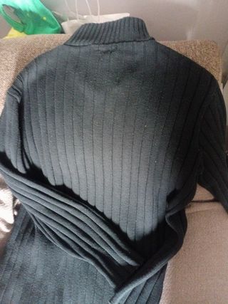 Jersey WEST chico cuello alto cremallera talla L