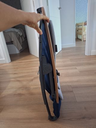 Hamaca Maxi-Cosi madera y tela azul