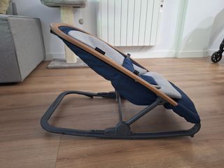 Hamaca Maxi-Cosi madera y tela azul