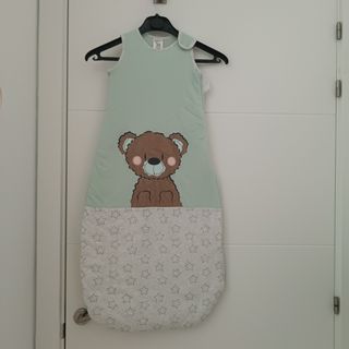 Saco de dormir para bebé verde mint