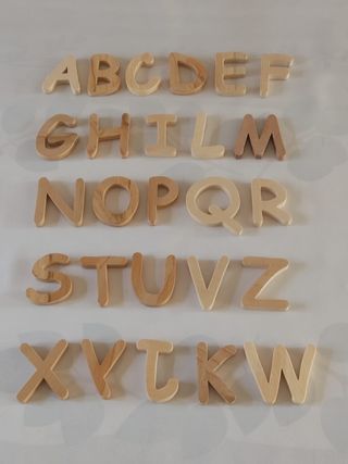Lettere in legno per bambini