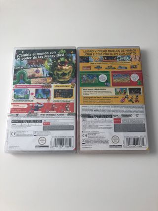 Super Mario Maker 2 y Super Mario Bros Wonder Nint