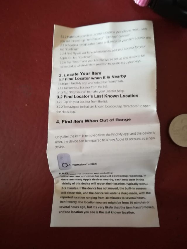 Localizzatore GPS Bluetooth per IOS