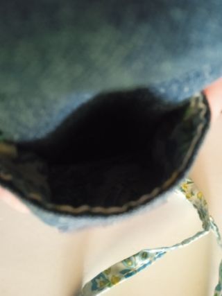 Custodia telefono jeans blu con farfalla Onyx