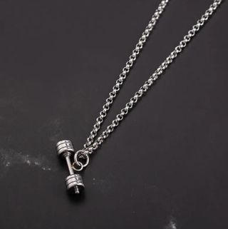 Cadena con colgante de pesas de acero