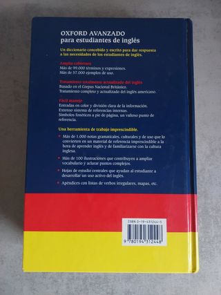 Diccionario Oxford Avanzado: Espanol-Ingles/Ing...