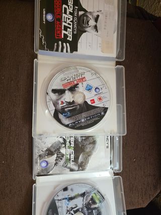 Juegos PS3 Splinter Cell Double Agent y Blacklist