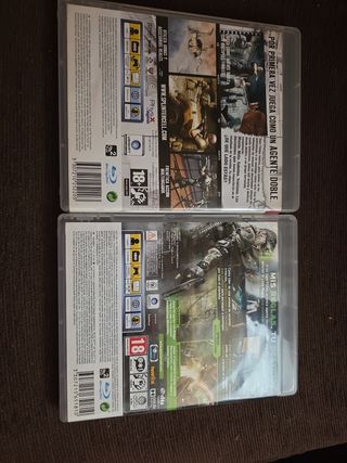 Juegos PS3 Splinter Cell Double Agent y Blacklist