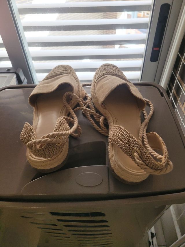 Espadrillas Zara Beige Taglia 40