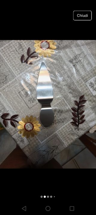 Paletta per torta in metallo Cinderella