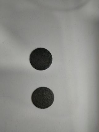 Lote 2 Monedas 2 Maravedís Fernando VII Segovia