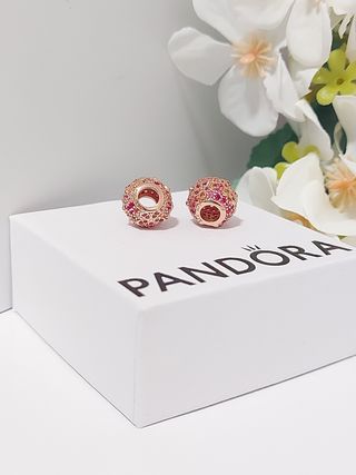 Charm Pandora Rosa con Circonitas