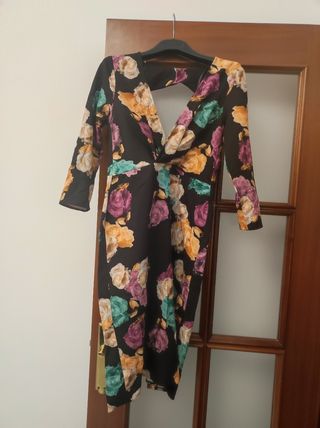 Vestido de fiesta estampado floral
