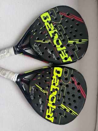 Babolat Viper Carbon. Dos Palas Usadas.