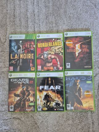 Colección de videojuegos Xbox 360