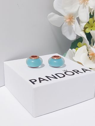 2 Abalorios Pandora Azul