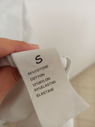 Camicia uomo bianca taglia S