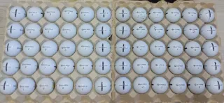 60 Bolas de Golf TaylorMade Distance Perla y A