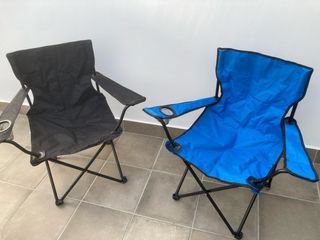 2 Sillas Plegables Playa/Camping