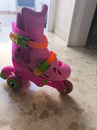 Patines infantiles rosas