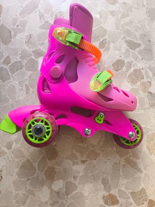 Patines infantiles rosas