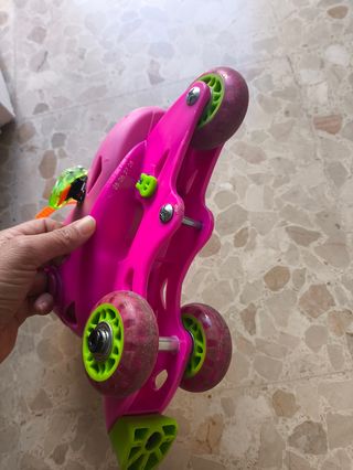 Patines infantiles rosas