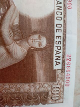 Billete 100 Pesetas Romero de Torres 1953