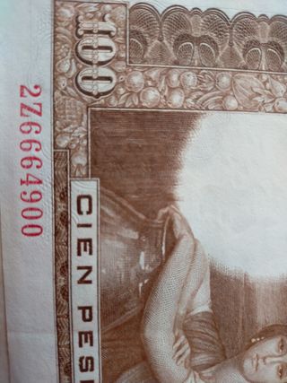 Billete 100 Pesetas Romero de Torres 1953