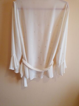 Blusa Blanca Mujer