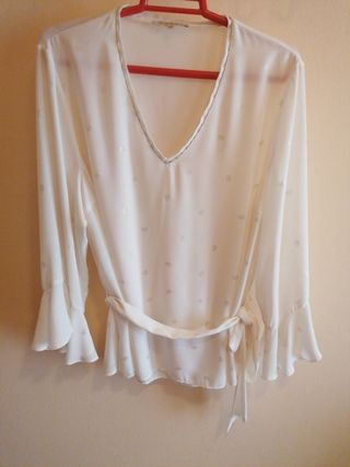 Blusa Blanca Mujer