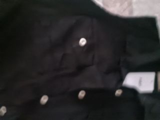 Chaleco vaquero negro talla única
