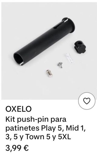 Patinete infantil Oxelo rosa