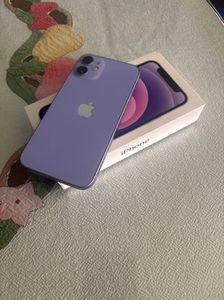 iPhone 12 mini 256GB Morado salud de bateria al 76